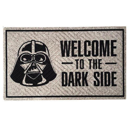 Коврик придверный Welcome to the dark side 45x75 см Beige (125055)