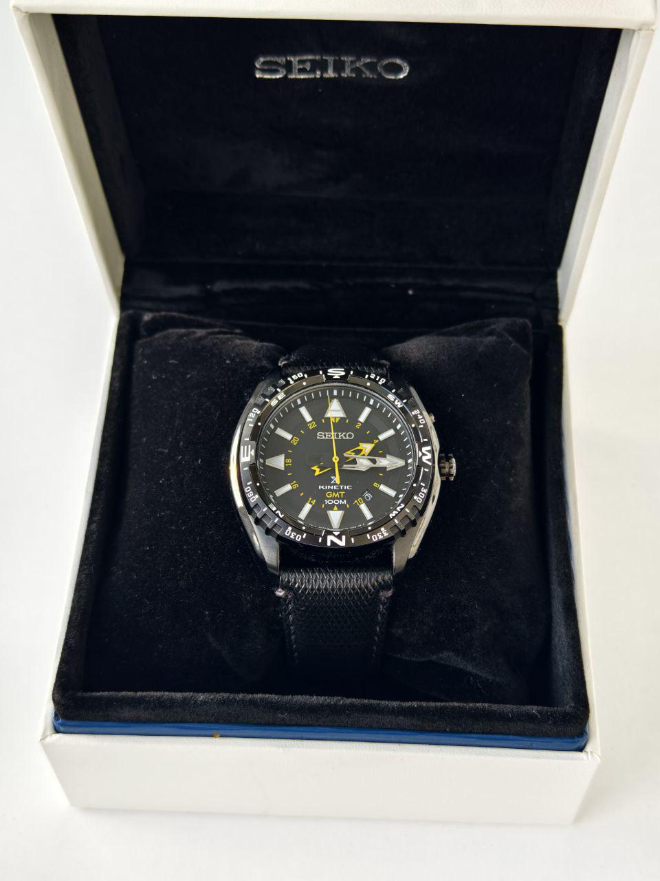 Годинник чоловічий Seiko Prospex Kinetic GMT (SUN055) - фото 6 Годинник чоловічий Seiko Prospex Kinetic GMT (SUN055) - фото 6