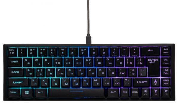 Клавиатура 2E Gaming KG350 RGB 68 Key Black (2E-KG350UBK)