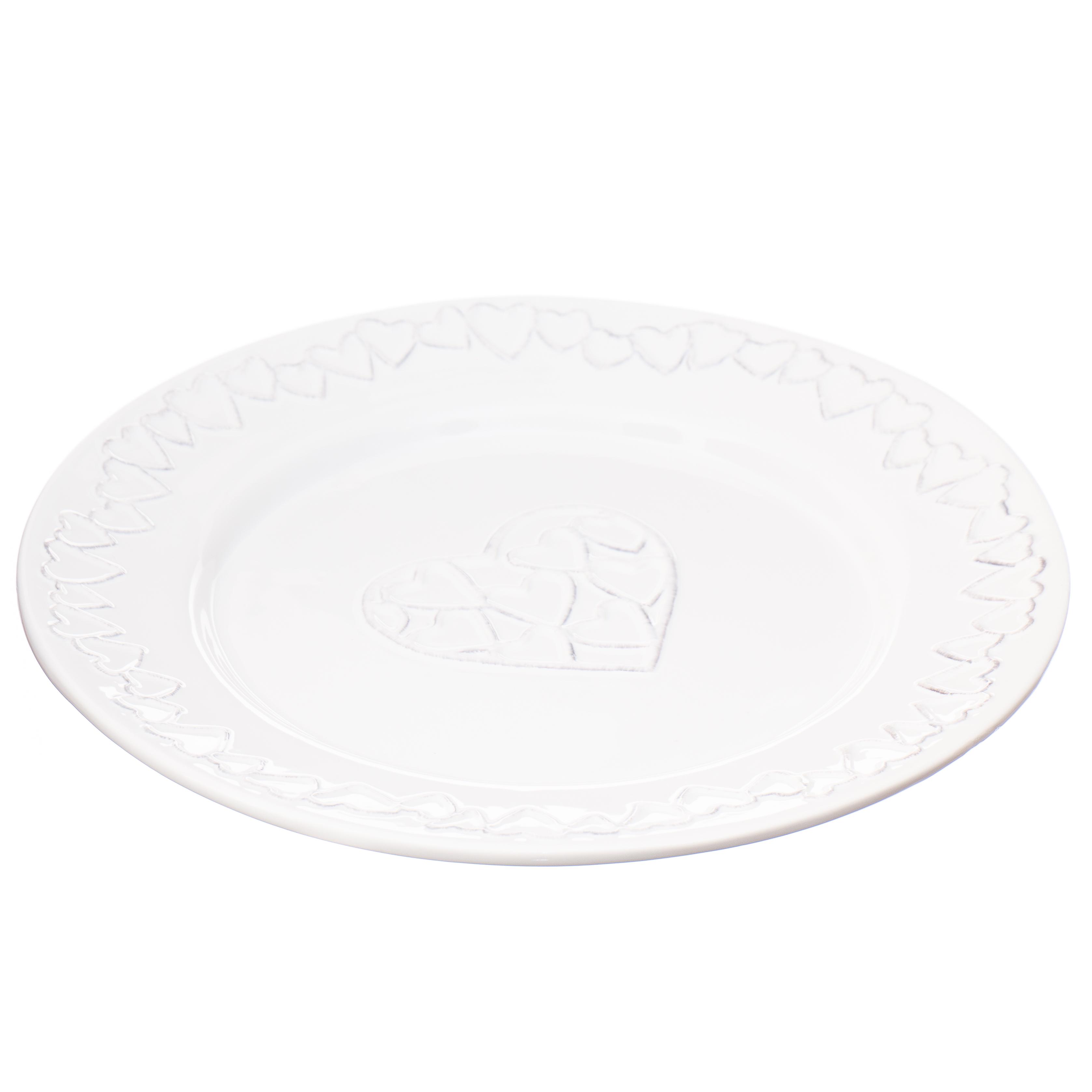 Набор из 3-х керамических тарелок Light House Сердца 24,5 см (011AS)