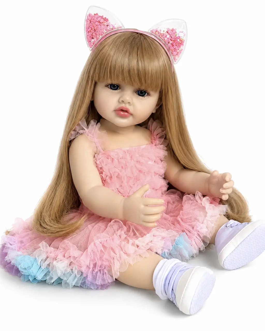 Кукла реалистичная Baby Born Doll Reborn силиконовая 55 см (К0100312)