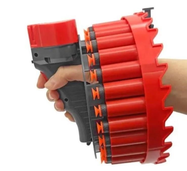 Бластер іграшковий автоматичний акумуляторний Growler 28 зарядів (17959380) - фото 3 Бластер іграшковий автоматичний акумуляторний Growler 28 зарядів (17959380) - фото 3