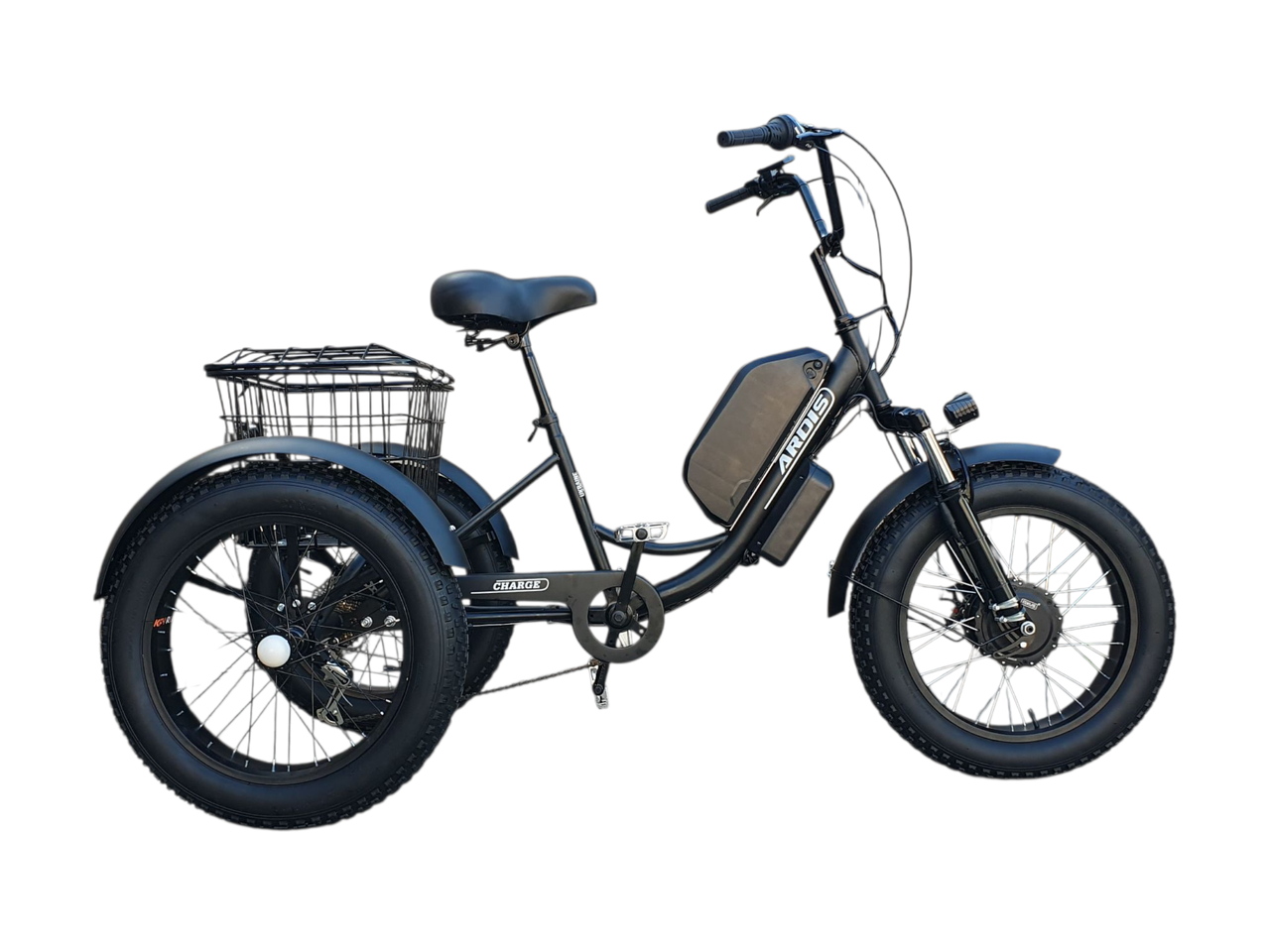 Електро-фетбайк триколісний Ardis Trike 20" 48V 1000W 24 Ah Чорний (2919338334)