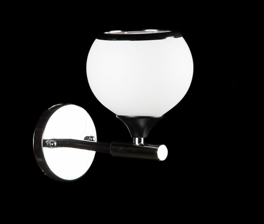 Бра з плафонами Ray B9804B/1W CR+BLK (IR005123)