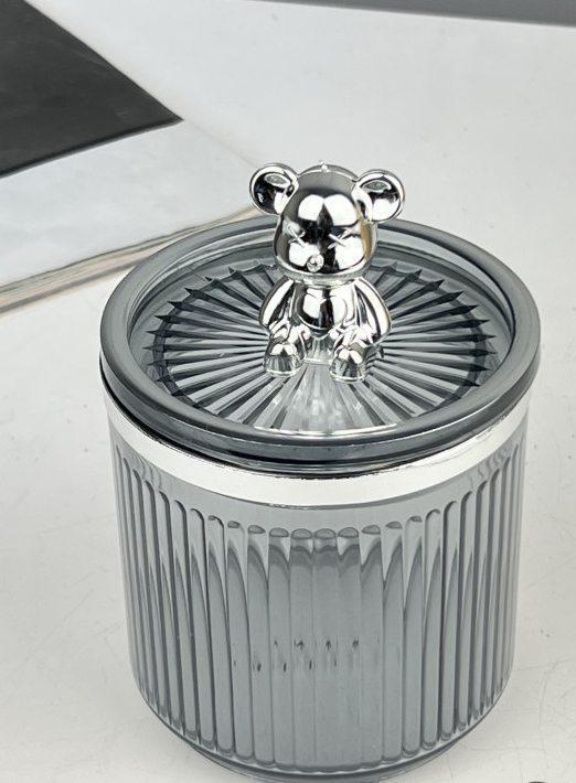 Органайзер-баночка для ватних паличок Ведмедик (4232sriblo) - фото 2 Органайзер-баночка для ватних паличок Ведмедик (4232sriblo) - фото 2