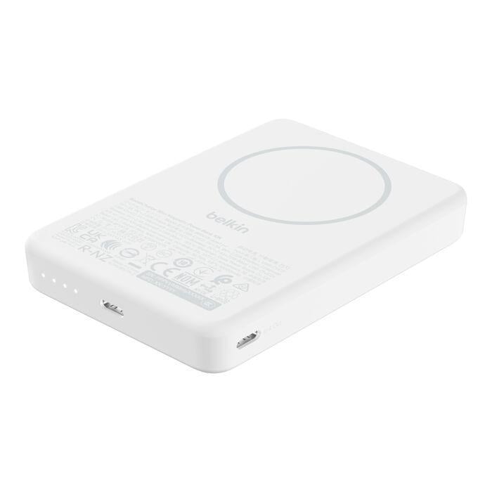 Повербанк Belkin 10000 мА/ч 15 Вт Slim Magnetic Белый (BPD015HQWH)