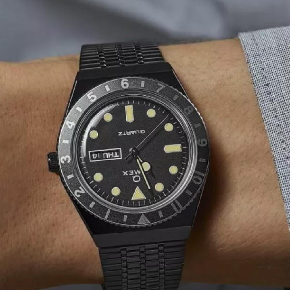 Наручний годинник чоловічий Timex Q Diver кварцевий Black (Tx2u61600) - фото 3