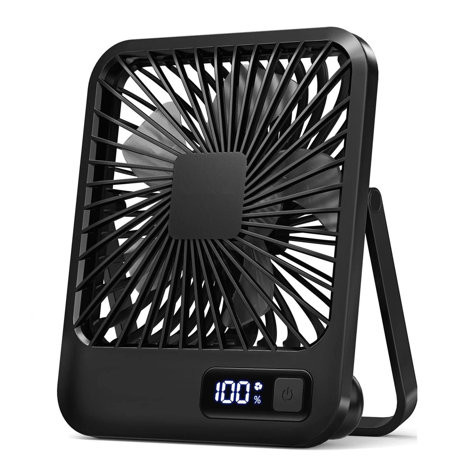 Вентилятор настільний бездротовий із дисплеєм 5 швидкостей Чорний (2637056100)