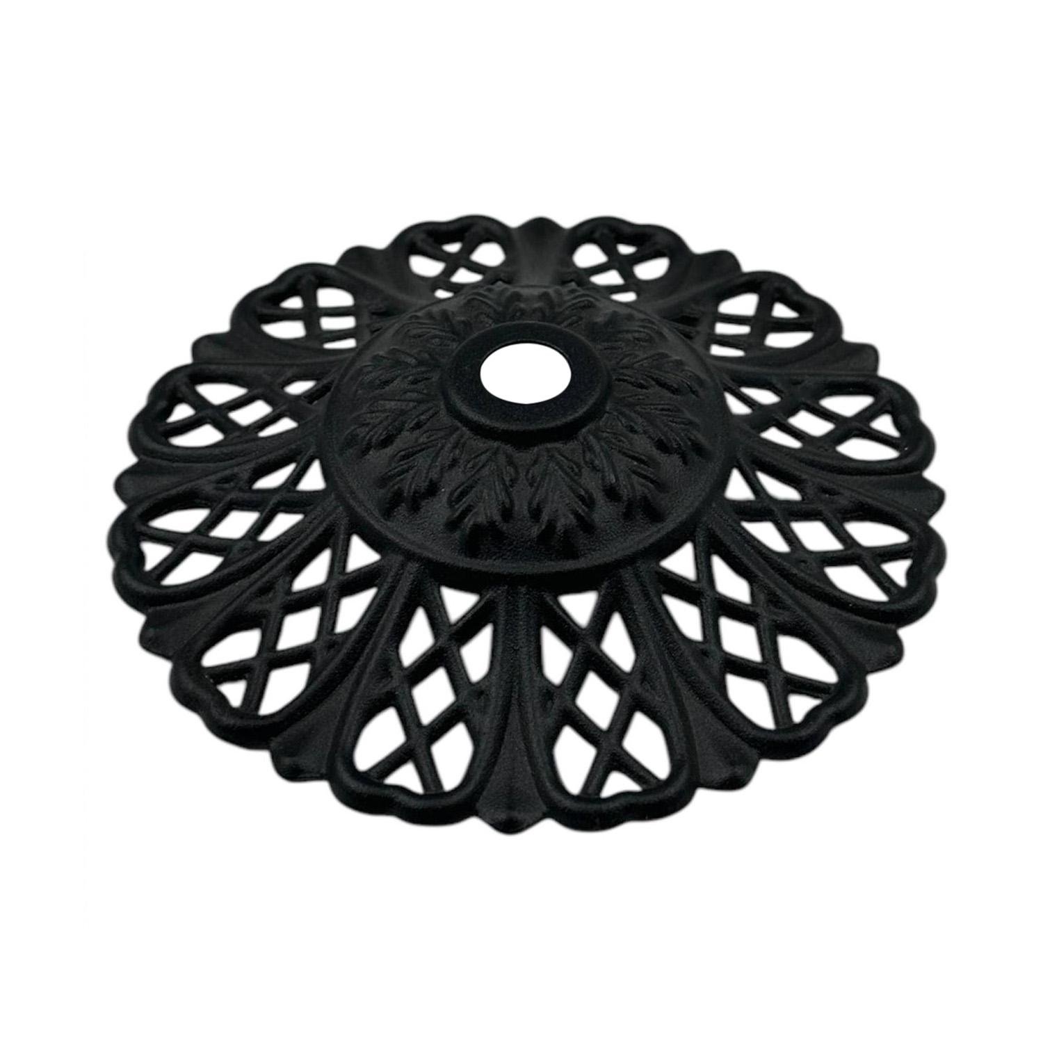 Розетка потолочная 107х22 мм Черный