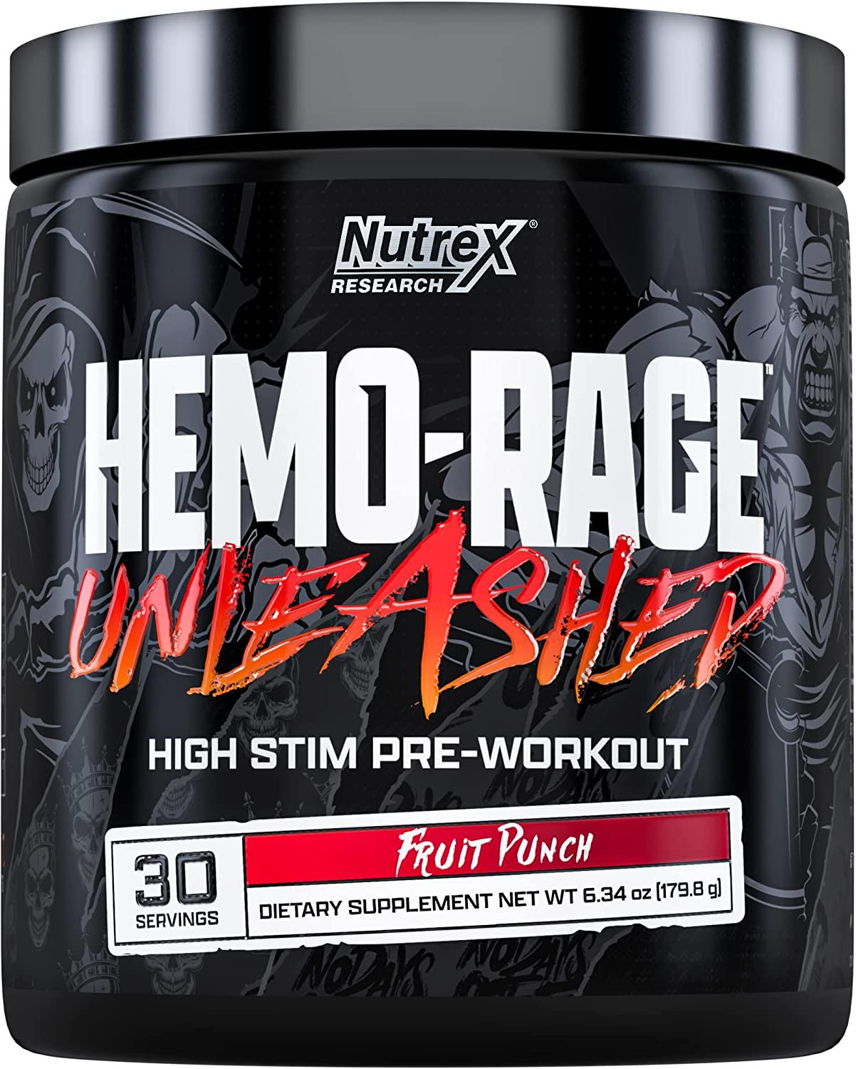 Комплекс передтренувальний Nutrex Hemo Rage Black Ultra Concentrate Fruit Punch 220 г (00000003091)