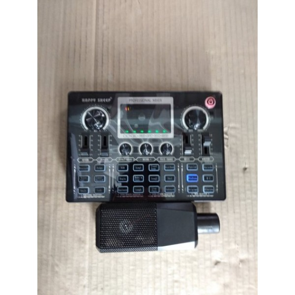 Вокальный комплект HP-203BT mini звуковая карта с конденсаторным микрофоном с аккумулятором - фото 3 Вокальный комплект HP-203BT mini звуковая карта с конденсаторным микрофоном с аккумулятором - фото 3