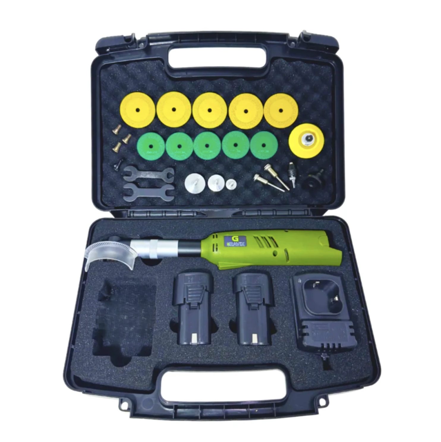 Гравер угловой Gravix с 2 аккумуляторами (07551)