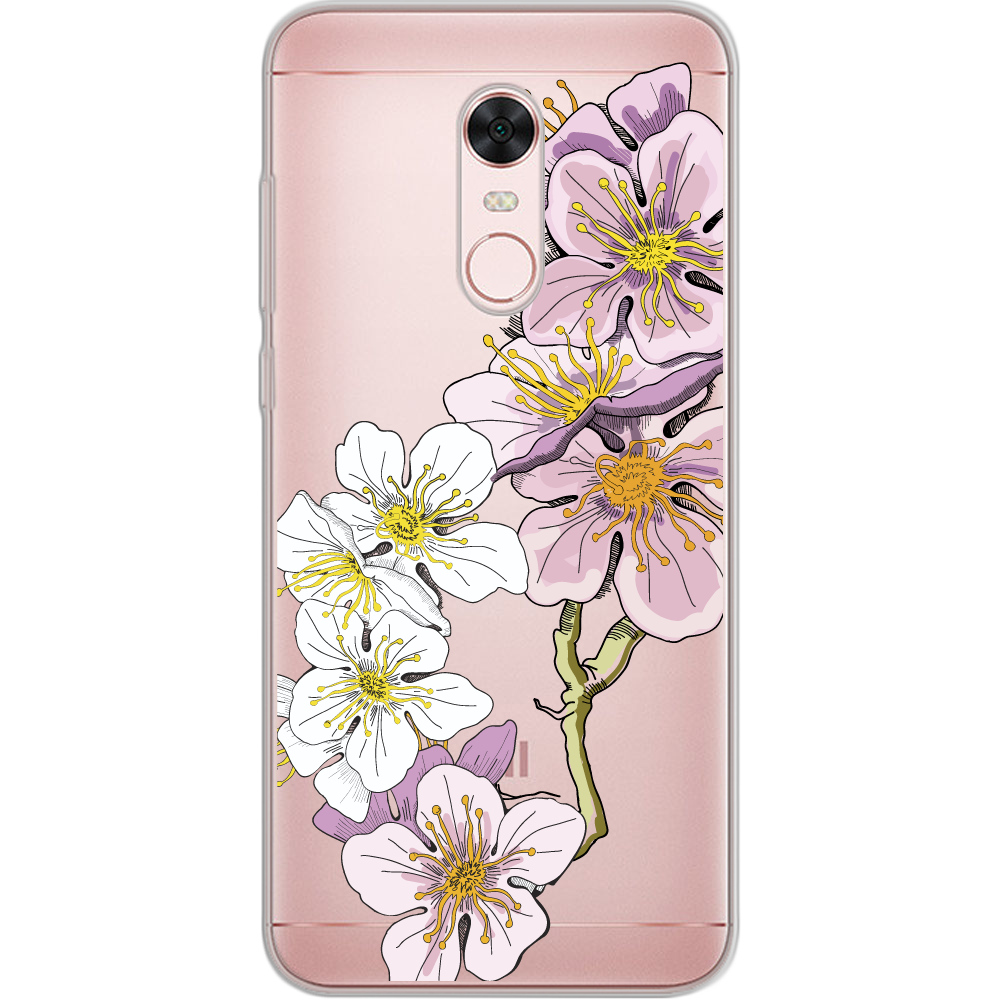 Чехол BoxFace Xiaomi Redmi 5 Plus Cherry Blossom Прозрачный силикон (32522-cc4-32522)