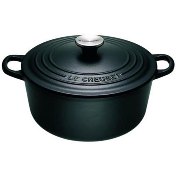 Каструля жароміцна Le Creuset 26 см 5,3 л Чорний