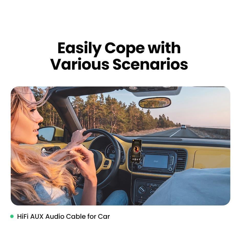 Кабель AUX Ugreen 3.5 мм 2 м Синій (10687) - фото 12