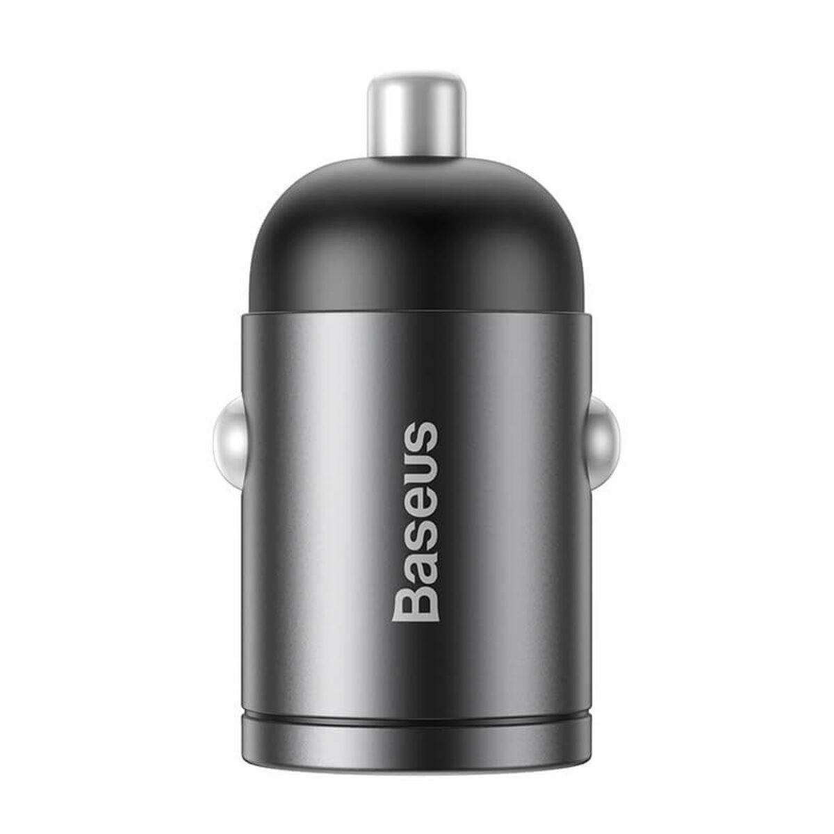 Автомобільний зарядний пристрій Baseus Tiny Star Mini Quick Charge Car Charger USB Port 30W сірий - фото 4 Автомобільний зарядний пристрій Baseus Tiny Star Mini Quick Charge Car Charger USB Port 30W сірий - фото 4