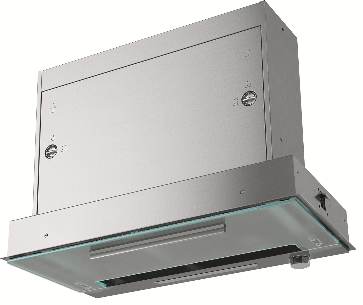 Кухонная вытяжка Franke Maris Pull-out Slim FMPOS 608 BI X нержавеющая сталь стекло встраиваемая телескопическая 60 см Прозрачный (110.0392.877)