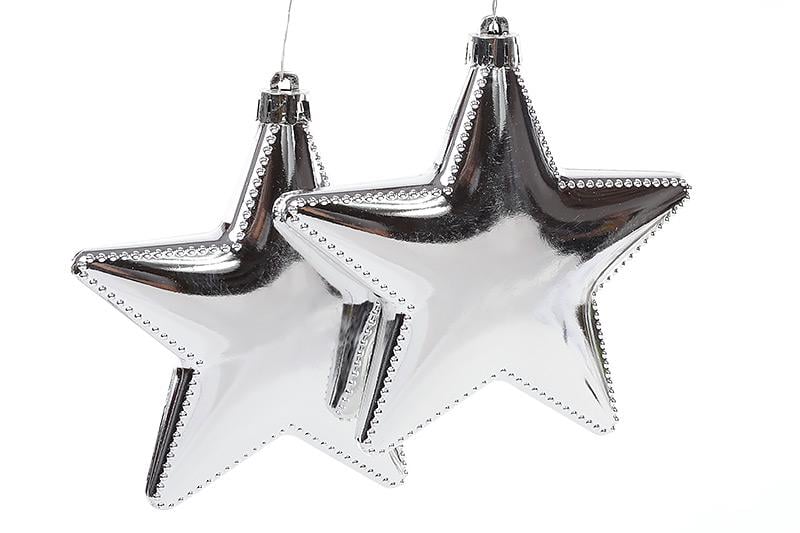 Набор елочных украшений Звезды BonaDi 2 шт. (147-119)