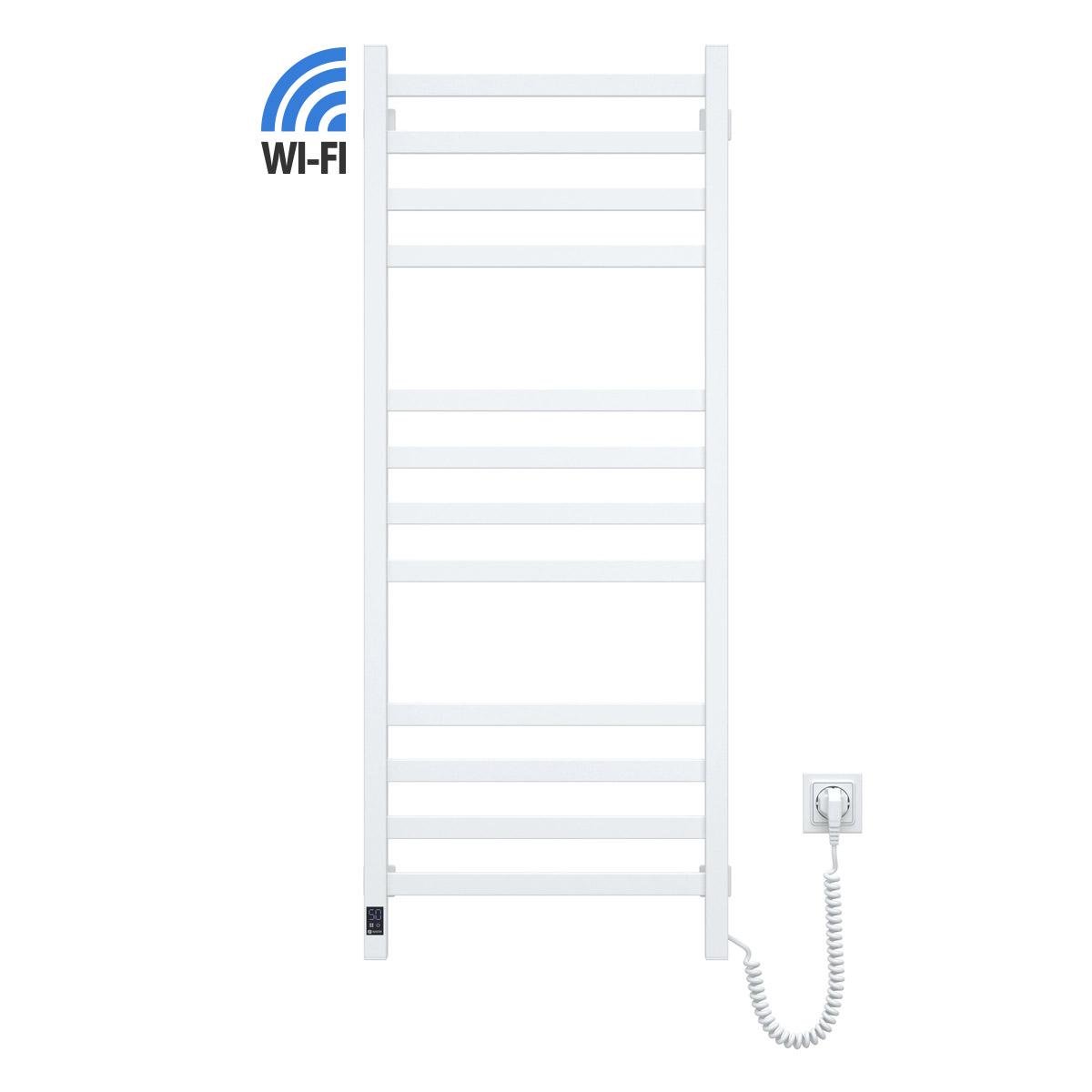 Рушникосушарка електрична NAVIN Авангард Sensor з Wi-Fi правобічна з таймером 480х1200 мм Білий (S12-028055-4812) - фото 4 Рушникосушарка електрична NAVIN Авангард Sensor з Wi-Fi правобічна з таймером 480х1200 мм Білий (S12-028055-4812) - фото 4