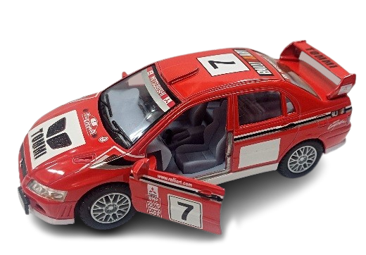 Машинка Kinsmart Mitsubishi Lancer Evolution WRC (KT5048W) - фото 3 Машинка Kinsmart Mitsubishi Lancer Evolution WRC (KT5048W) - фото 3