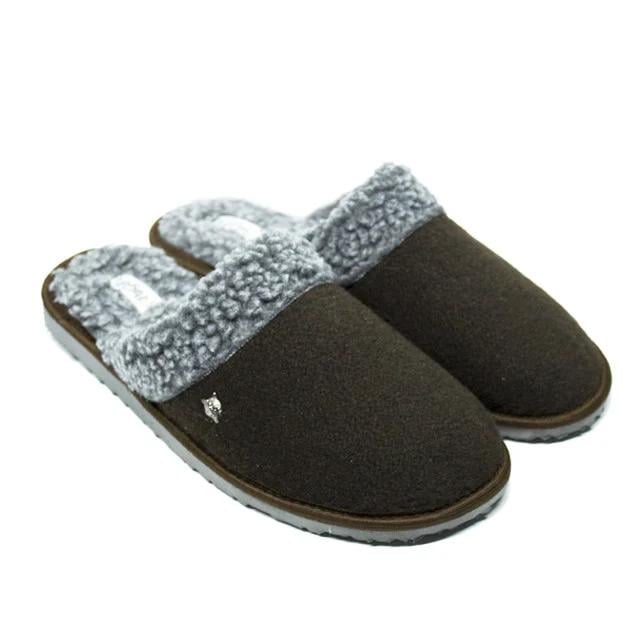 Тапочки домашние PaGo волк 49 Коричневий