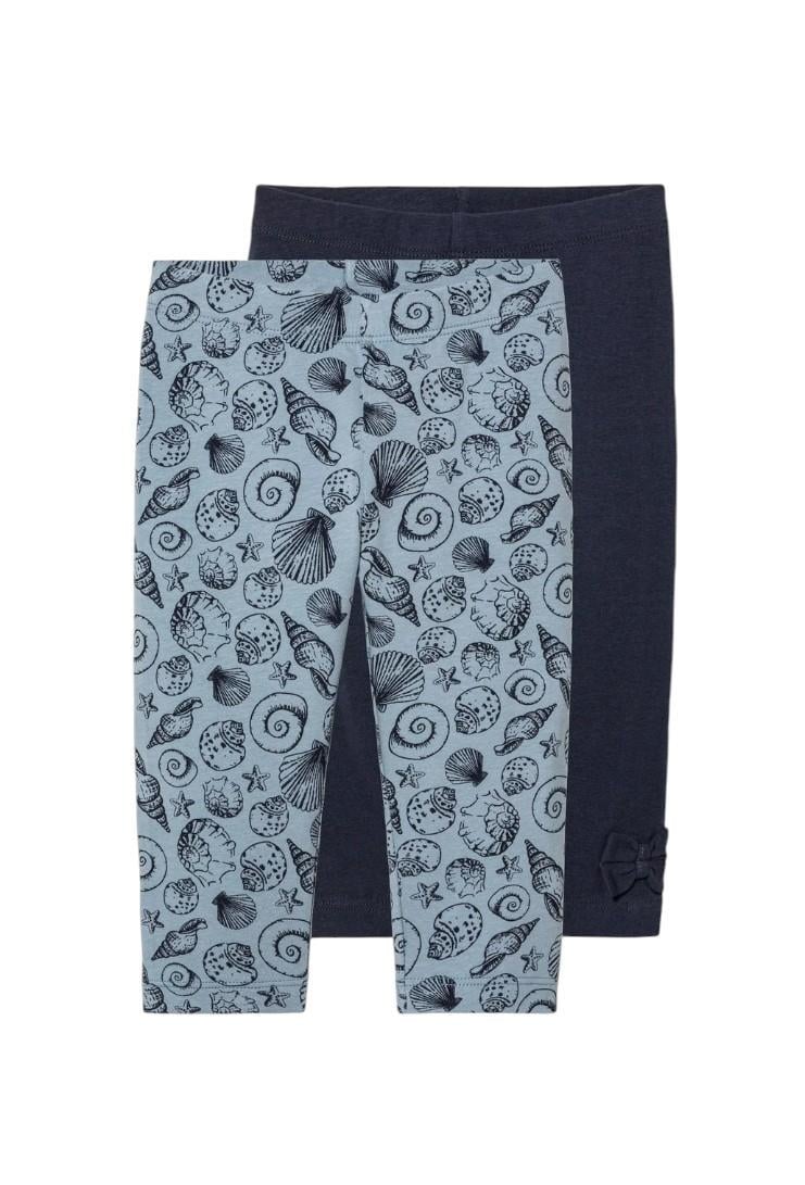 Набір дитячих велосипедок на резинці для дівчинки Lupilu 98-104 см 2 шт. Темно-синій/Блакитний (26022116A)