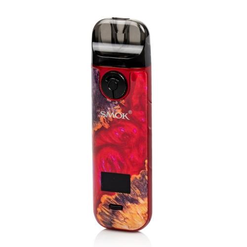 Електронна сигарета Smok Novo 4 Pod Kit 800 mAh Red Stabilizing/Wood (68966954)