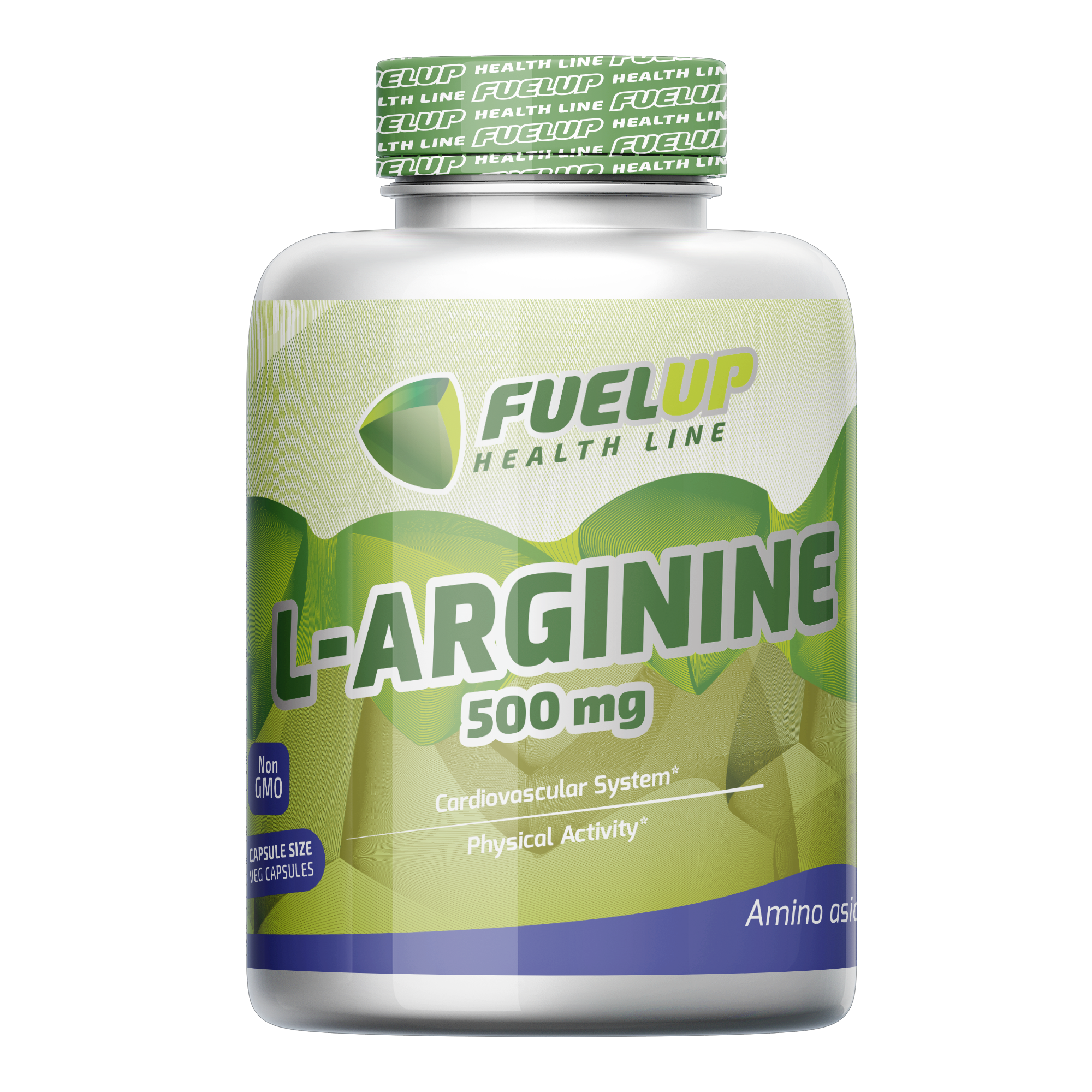 Аргінін L-Arginine 500 мг 240 рослинних капс. (FU-0711)