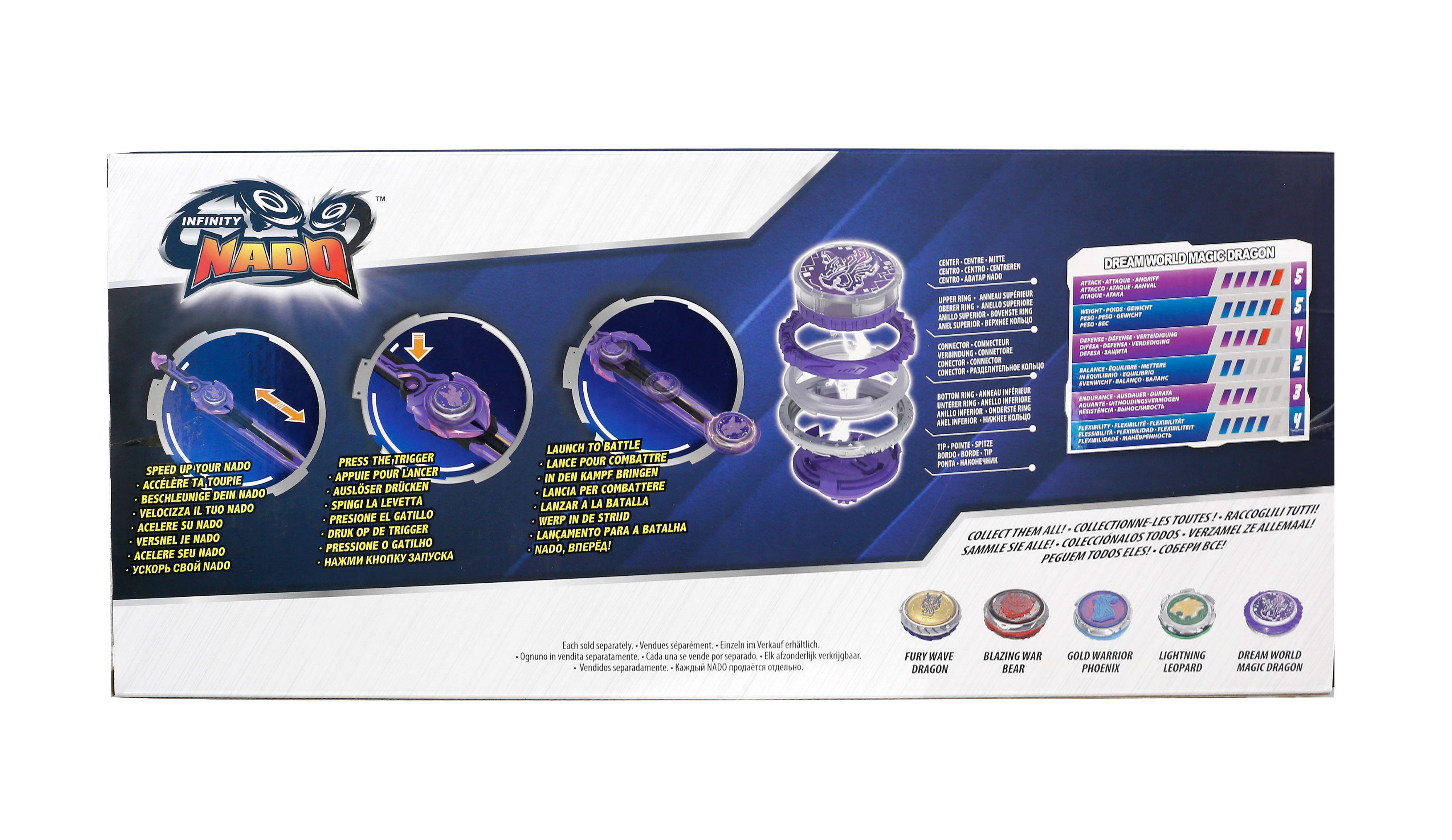 Волчок Infinity Nado VI Advanced Pack Волшебный Дракон Мира Мечты (EU654137) - фото 8 Волчок Infinity Nado VI Advanced Pack Волшебный Дракон Мира Мечты (EU654137) - фото 8