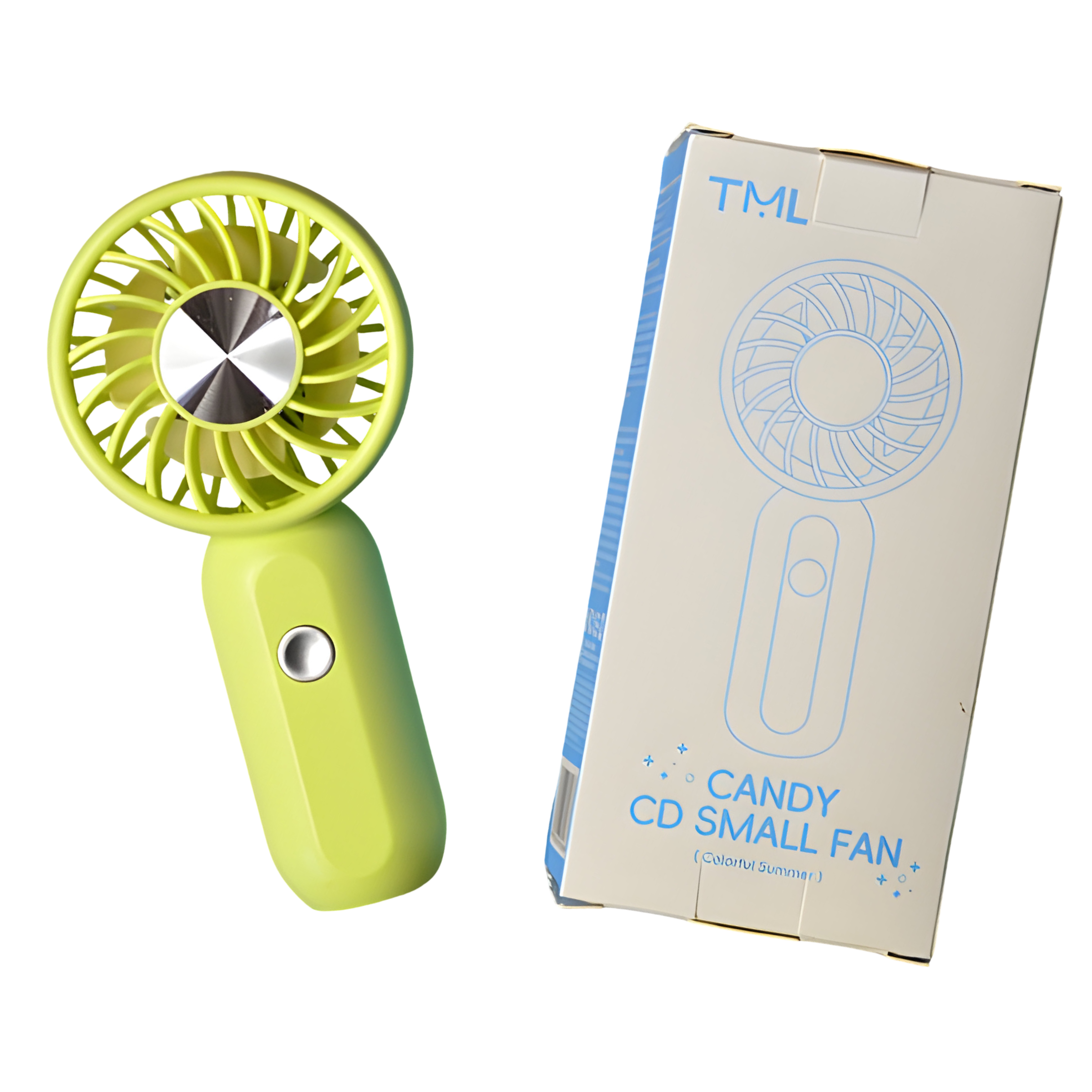 Вентилятор-USB детский портативный Зеленый (TML-266)