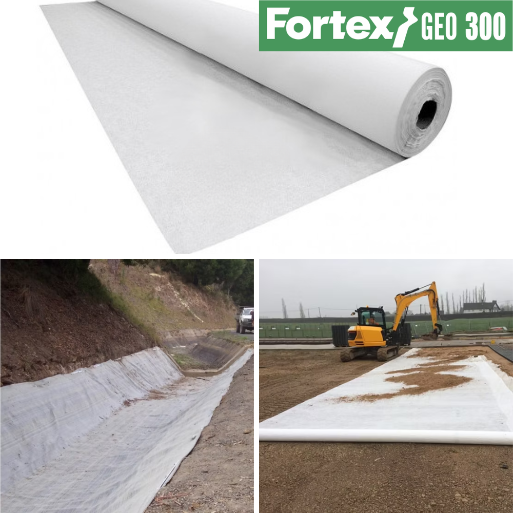 Геотекстиль нетканий Fortex Geo PP 300 г/м2 S25NW 6х100 м 600 м2 (391081) - фото 10 Геотекстиль нетканий Fortex Geo PP 300 г/м2 S25NW 6х100 м 600 м2 (391081) - фото 10