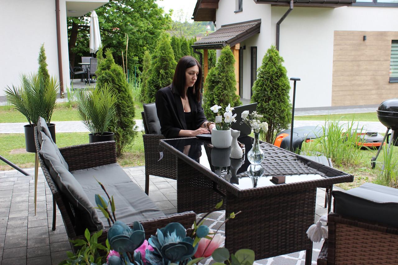 Комплект меблів GardenLine Vaduz Brown (SAD9590) - фото 6 Комплект меблів GardenLine Vaduz Brown (SAD9590) - фото 6