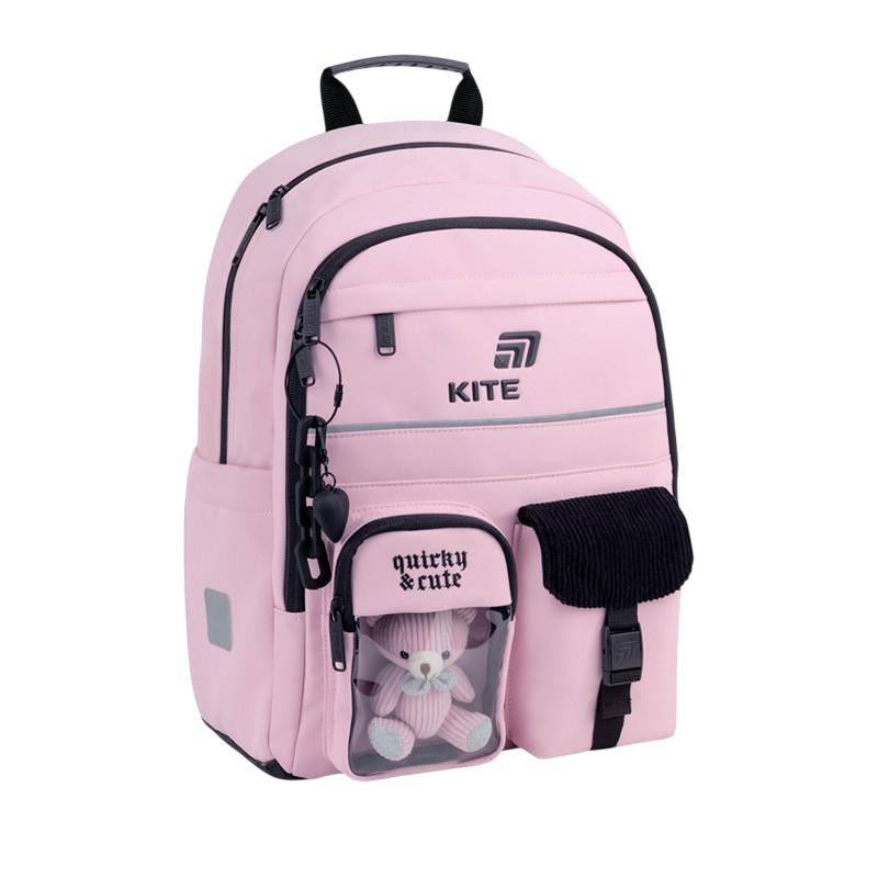 Рюкзак шкільний KITE Education Quirky&Cute спинка 39,5 см (K26-584M-1)