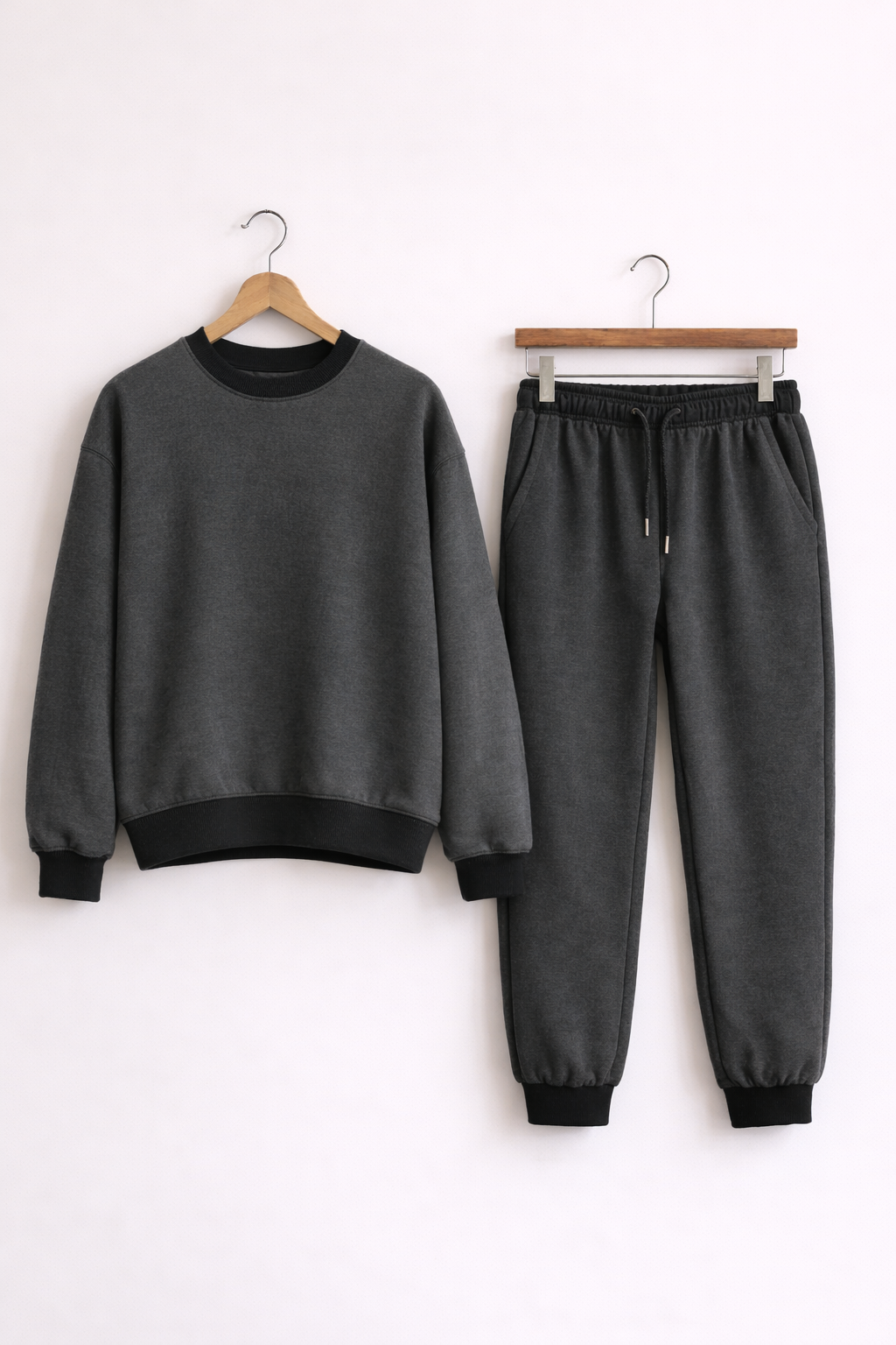 Спортивний костюм чоловічий весняний Zruchno світшот та штани L Темно-сірий (33500492)