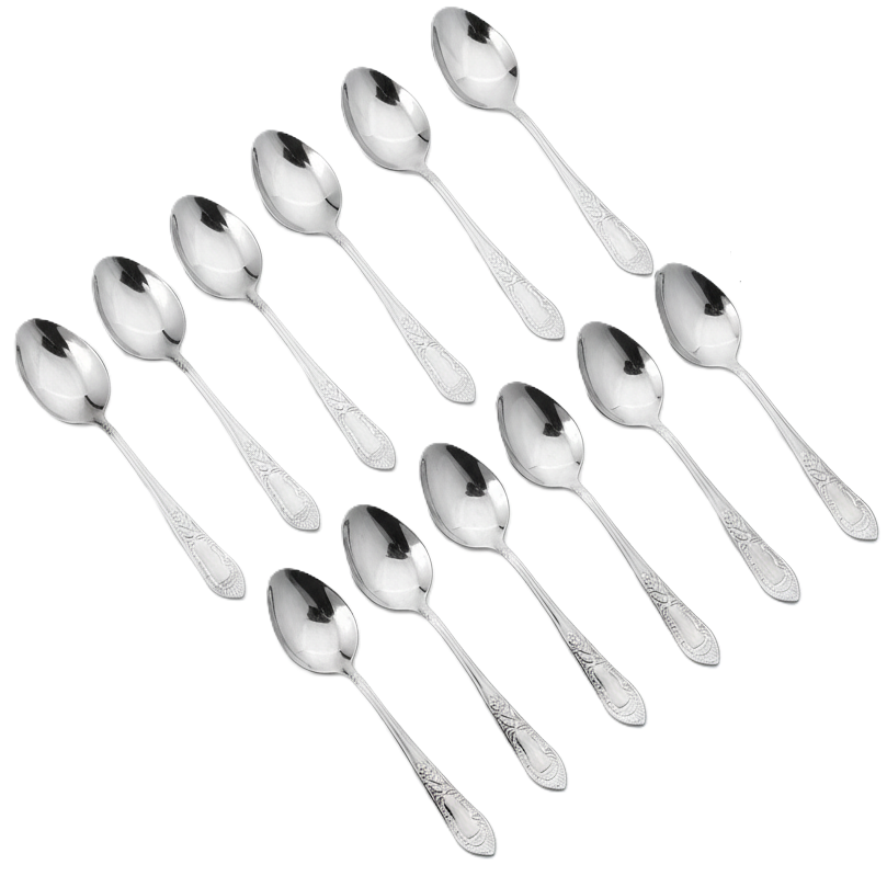 Набор столовых ложек из нержавеющей стали 12 шт.