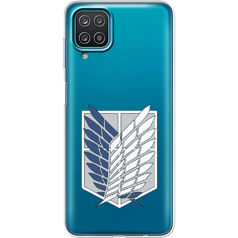Чехол BoxFace Samsung A125 Galaxy A12 Атака Титанов Крылья Свободы Прозрачный силикон (41506-bk88-41506)
