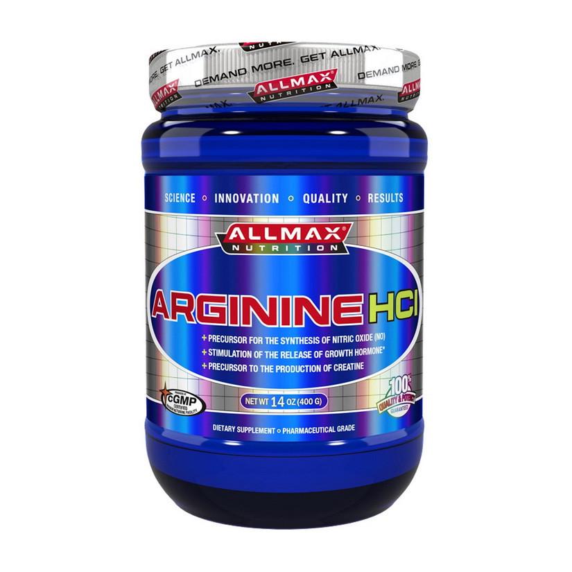 Аргінін AllMax Nutrition Arginine HCL 400 г Без смаку (02558-01)