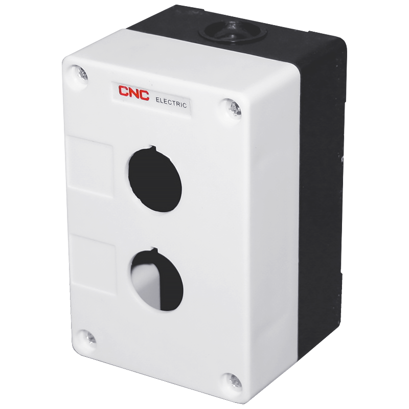 Корпус пост-кнопкового CNC LAY5-2 2 місний 22 мм IP10 Білий (Б00030661)