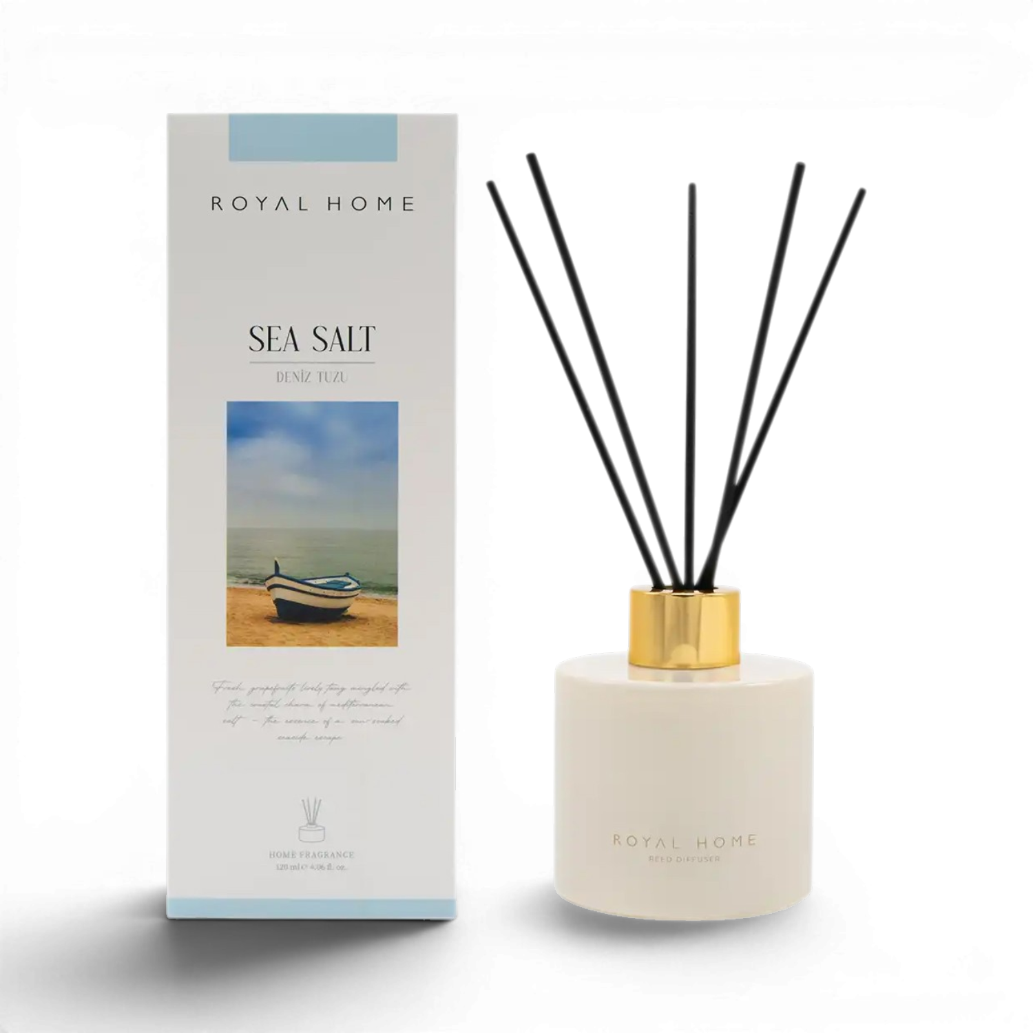 Аромадиффузор ROYAL PLATINUM Sea Salt морская соль мускус грейпфрут шалфей (34619343)