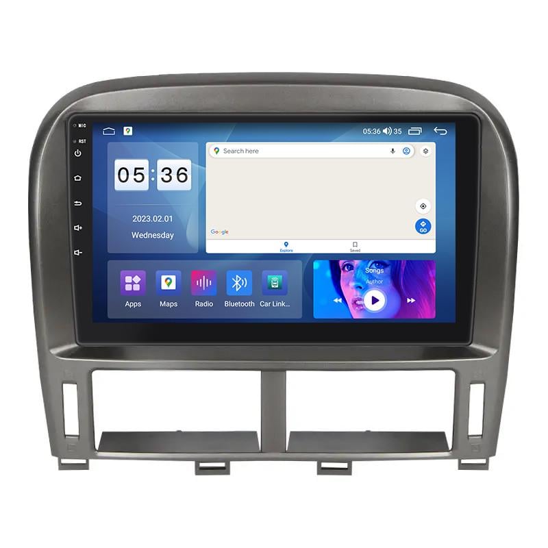 Автомагнитола штатная Lesko 4G/CarPlay для Toyota Celsior III F30 Рестайлинг ver 2 2003-2006 2/32Gb 9" (2120510083)