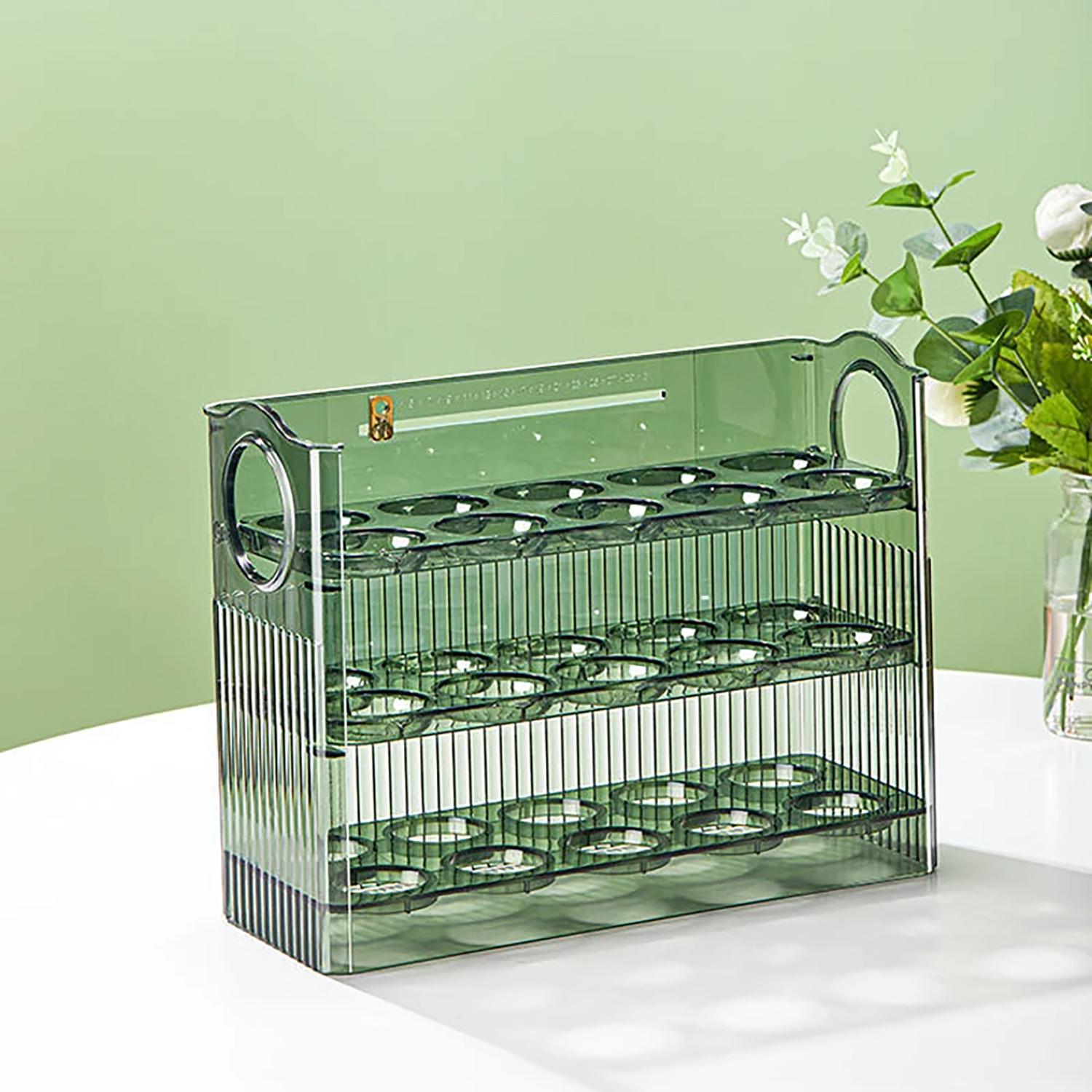 Контейнер для хранения яиц 30 шт. Зеленый (87008)