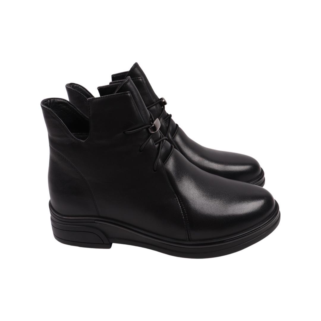 Ботинки женские Renzoni из кожи р. 40 Черный (755-22DHC)