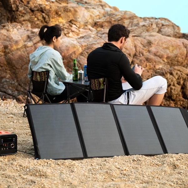 Солнечная панель Choetech 120W Solar Panel DC120W 1USB QC3.0 18W 1USB-C PD3.0 60W Black (SC008-V2-BK) - фото 8 Солнечная панель Choetech 120W Solar Panel DC120W 1USB QC3.0 18W 1USB-C PD3.0 60W Black (SC008-V2-BK) - фото 8