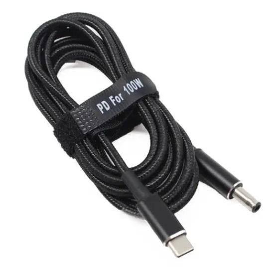 Кабель питания для зарядки ноутбука от повербанка USB Type-C 100W DC 5,5х2,1 Asus