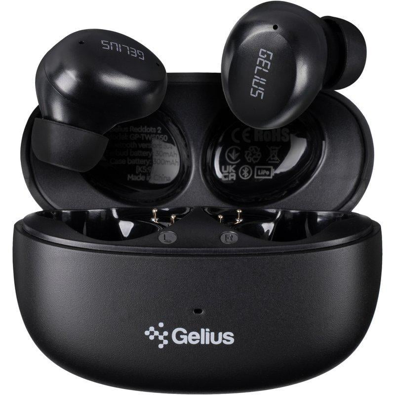 Наушники беспроводные TWS Gelius Reddots 2 GP-TWS050 Black (101657)