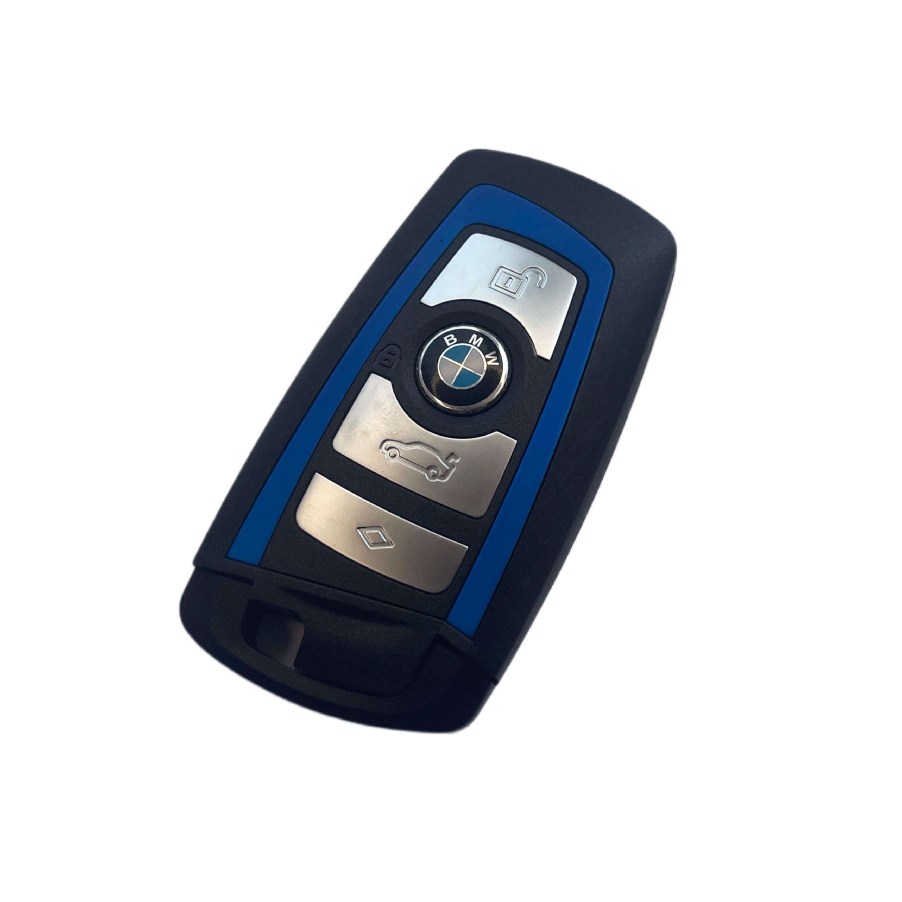 Корпус ключа для BMW F01/F02/F06/F07/F10/F11/F12/F13/F20/F21/F22/F23/F25/F26/F30/F31/F32/F33/F34 на 4 кнопки Синій (104216)