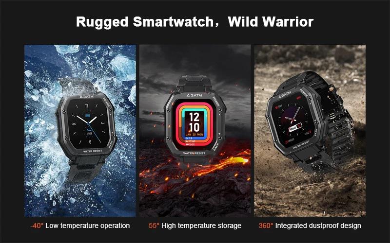 Розумний годинник Kospet Rock з вимірюванням тиску та кисню в крові - фото 7 Розумний годинник Kospet Rock з вимірюванням тиску та кисню в крові - фото 7