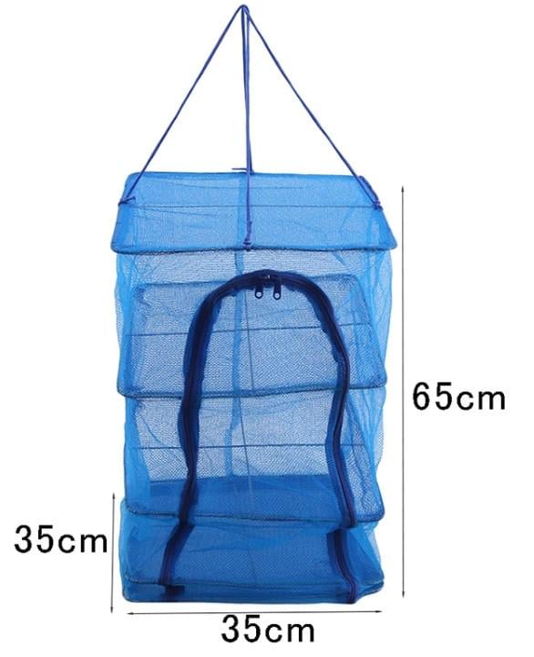 Сетка-сушилка подвесная для рыбы/грибов/овощей/фруктов/мяса бытовая 35х35х65 см (М71-2025) - фото 4