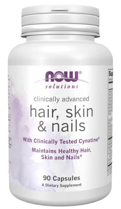 Комплекс витаминно-минеральный для кожи/волос и ногтей NOW Foods Solutions Hair Skin Nails 90 капсул
