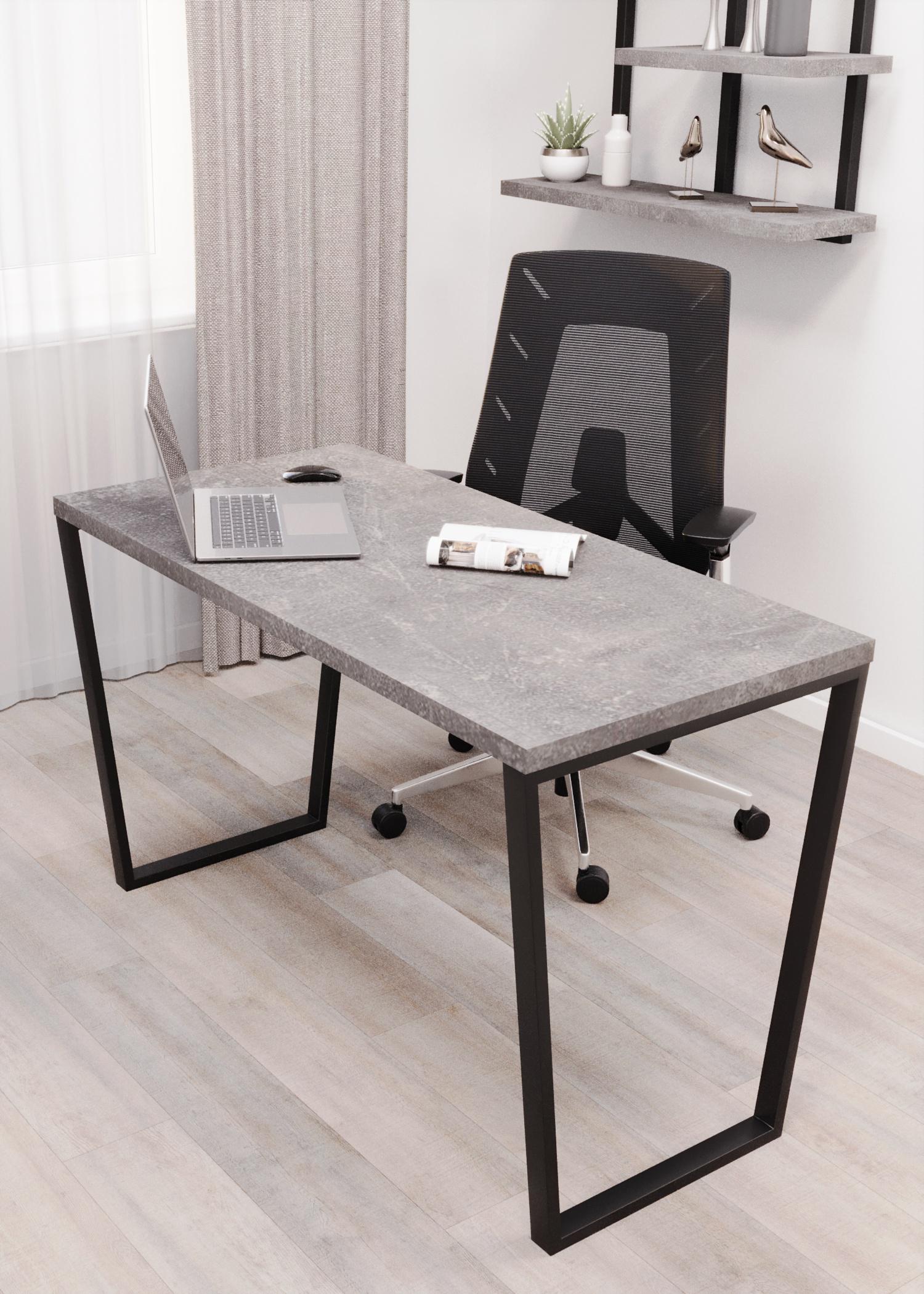 Стіл письмовий Loft Серія 2 1200х600х32 мм Бетон